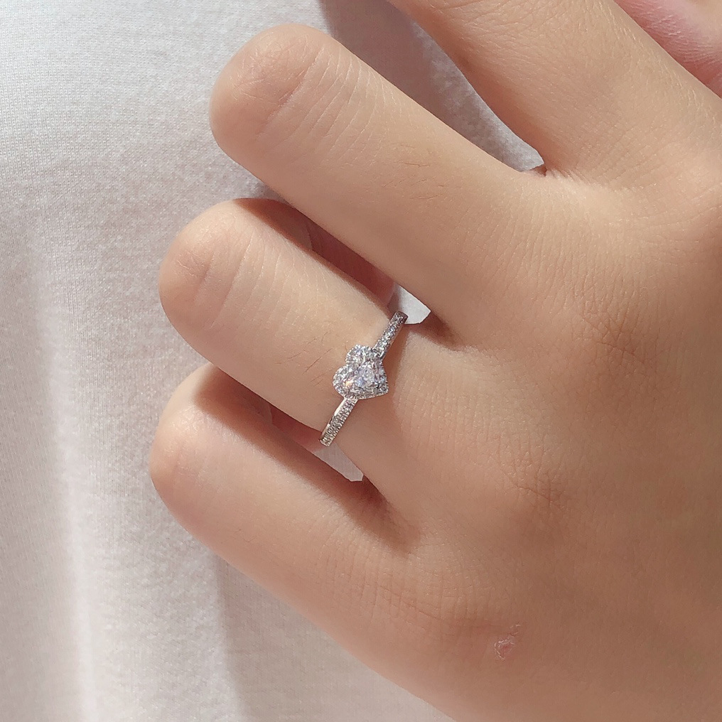 White Gold Color Ring