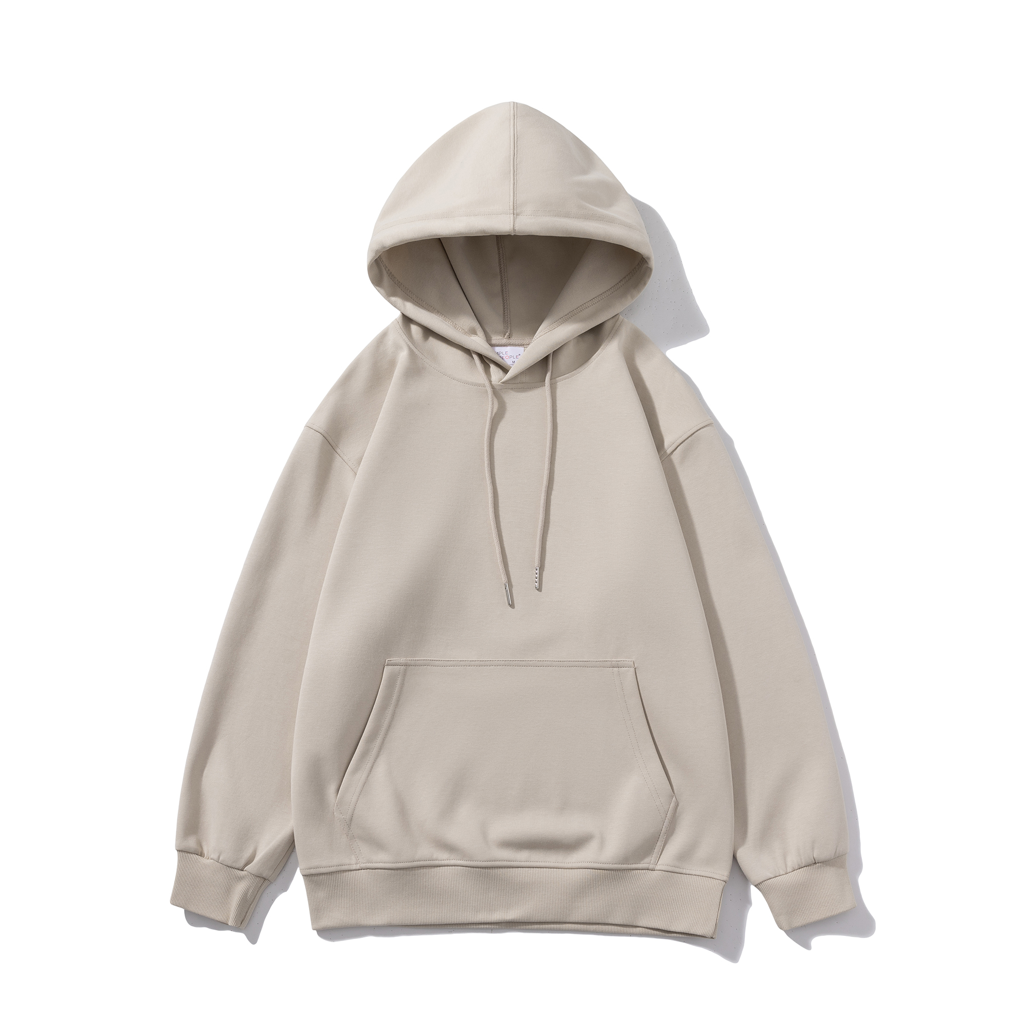 Shallow khaki hooded