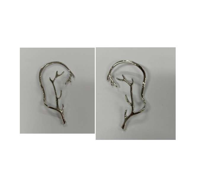 Exaggerated Metal Ear Hooks Without Pierced Ears