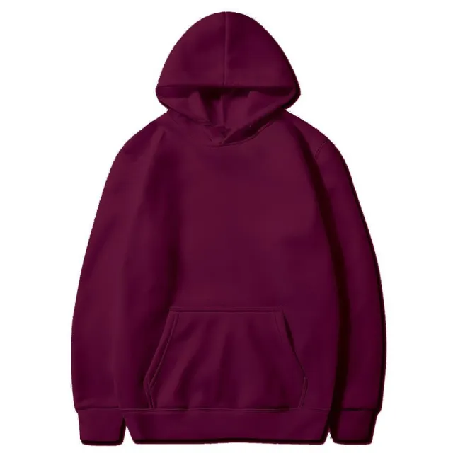 Printed Couple Sweater Men's Hoodie Wine - Shop at LoveMi
