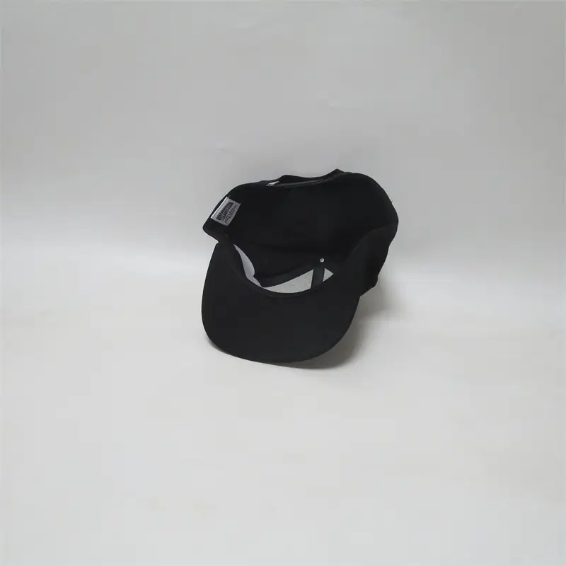 American Hiphop Street Fashion Brand Hard Top Classic Big Head Hat Flat Brim Hat Plain Solid Color Snapback