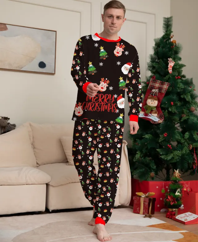 Fashion Christmas Parent child Homewear Clothes Pajamas Set - Shop at LoveMi