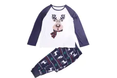Parent-child Homewear Clothes Pajamas Suit For Women - White - View 1