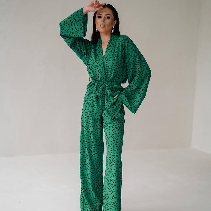 Printed Autumn Long-sleeved Trousers