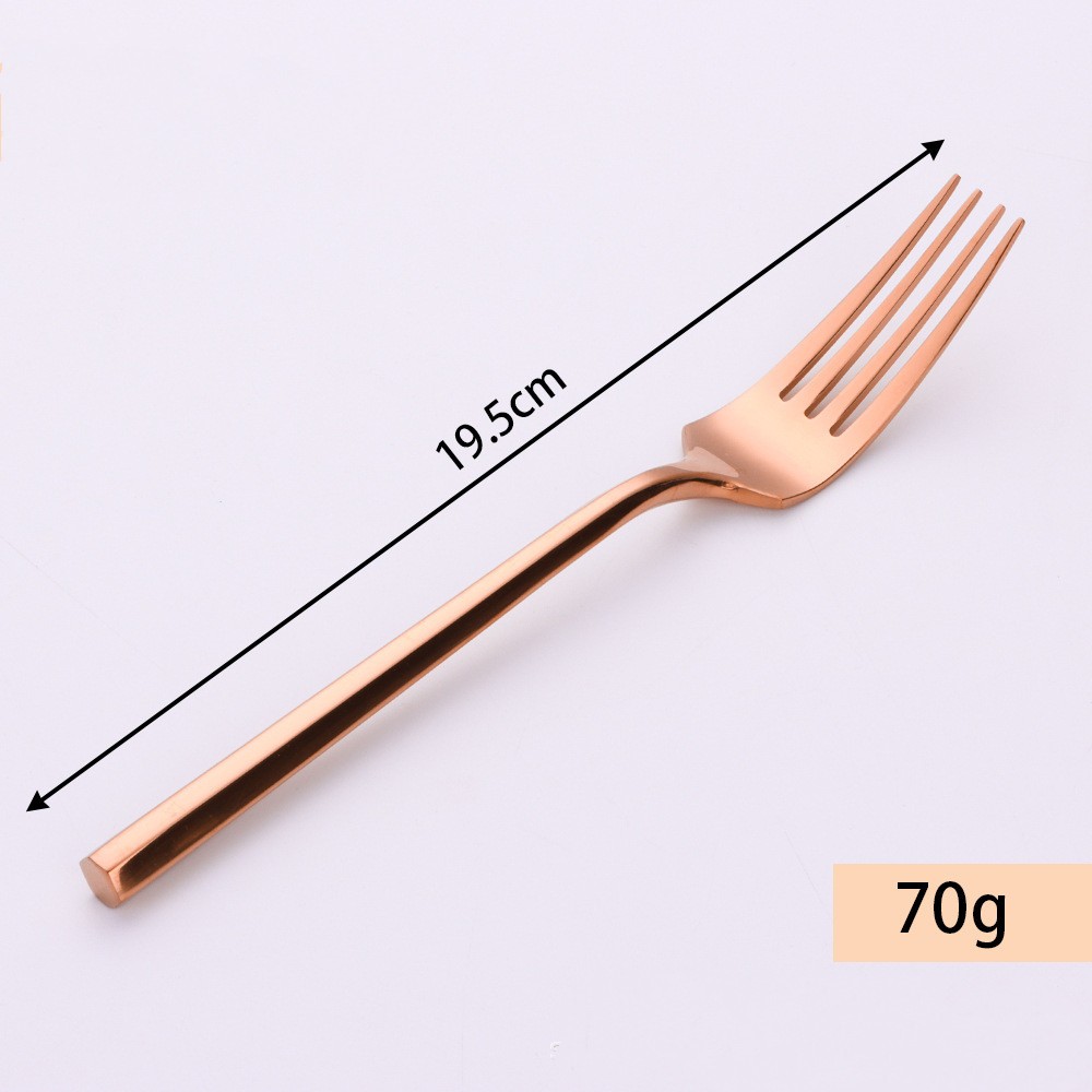 Rose Gold Dinner Fork