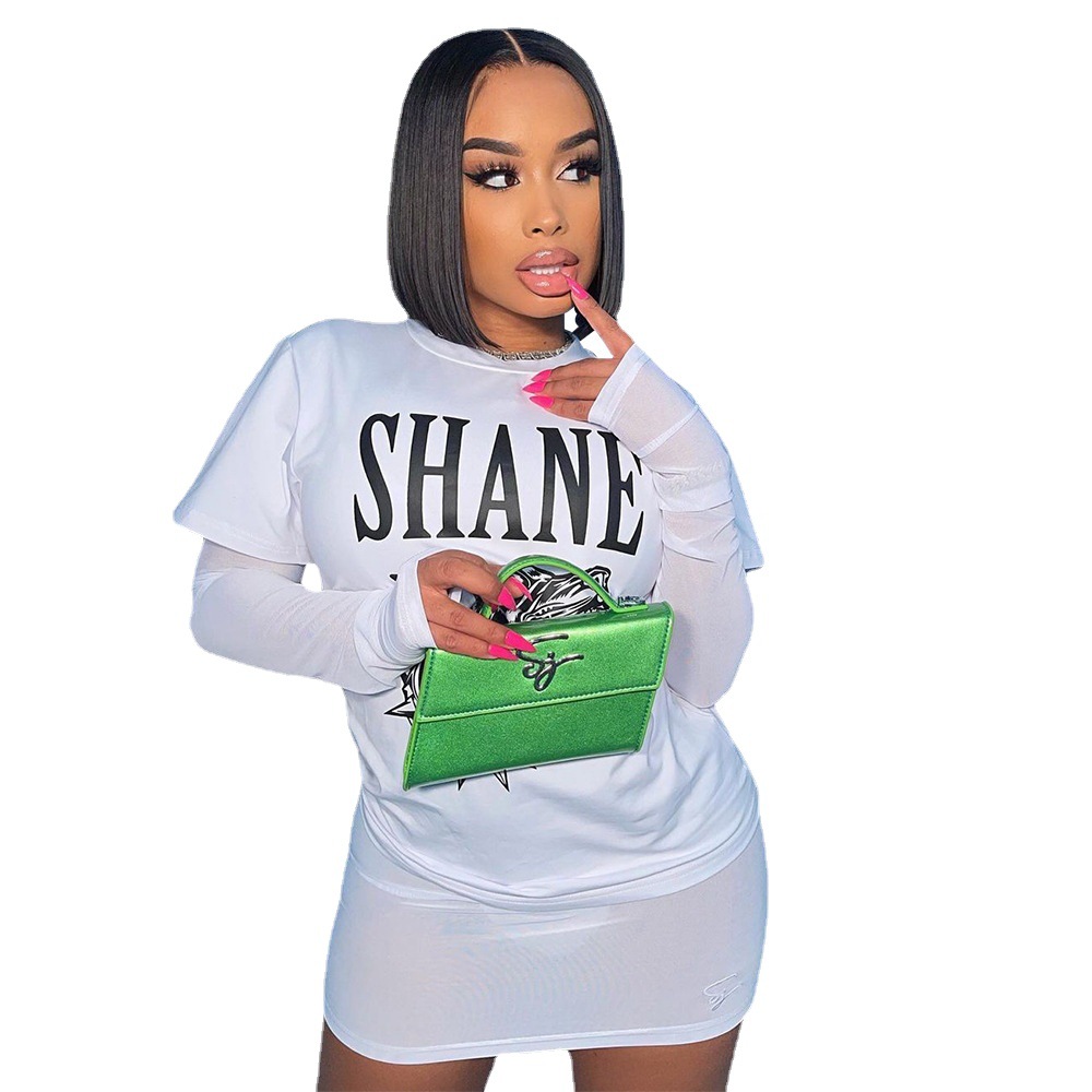 Women's Short Sleeve Long T-shirt