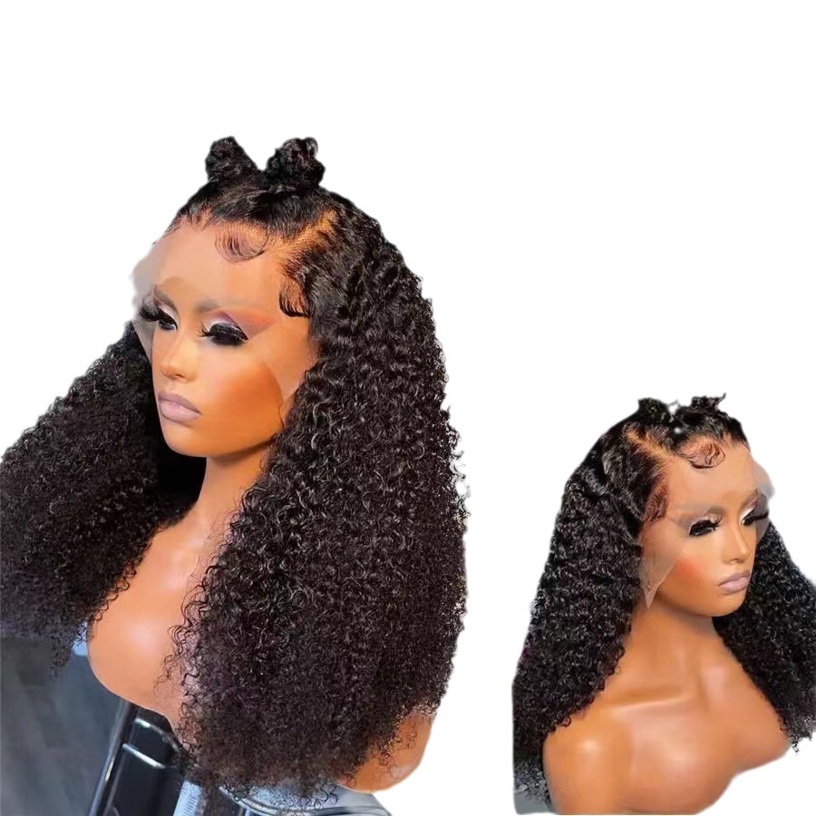Women's Wigs With Small Curly Hair Front Lace — foto 5