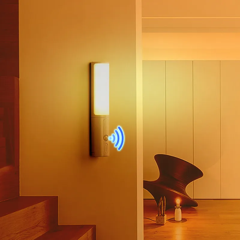 New Style Smart Human Body Induction Motion Sensor LED Night Light For Home Bed Kitchen Cabinet Wardrobe Wall Lamp – image 4