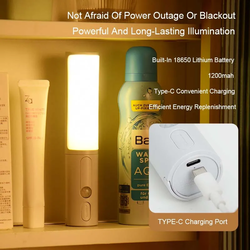 New Style Smart Human Body Induction Motion Sensor LED Night Light For Home Bed Kitchen Cabinet Wardrobe Wall Lamp – image 8