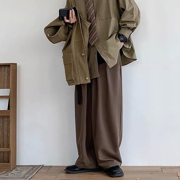 Loose Straight Pants Men's Casual Sports Trousers