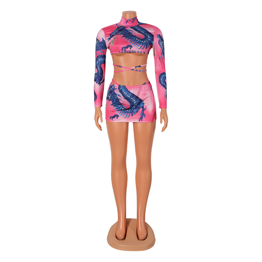 Long Sleeve Mini Skirt Outfit