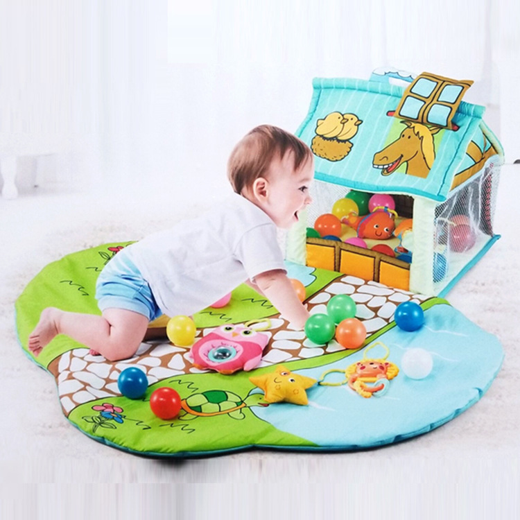 Baby Early Childhood Education Game Small House Gymnastic Mat