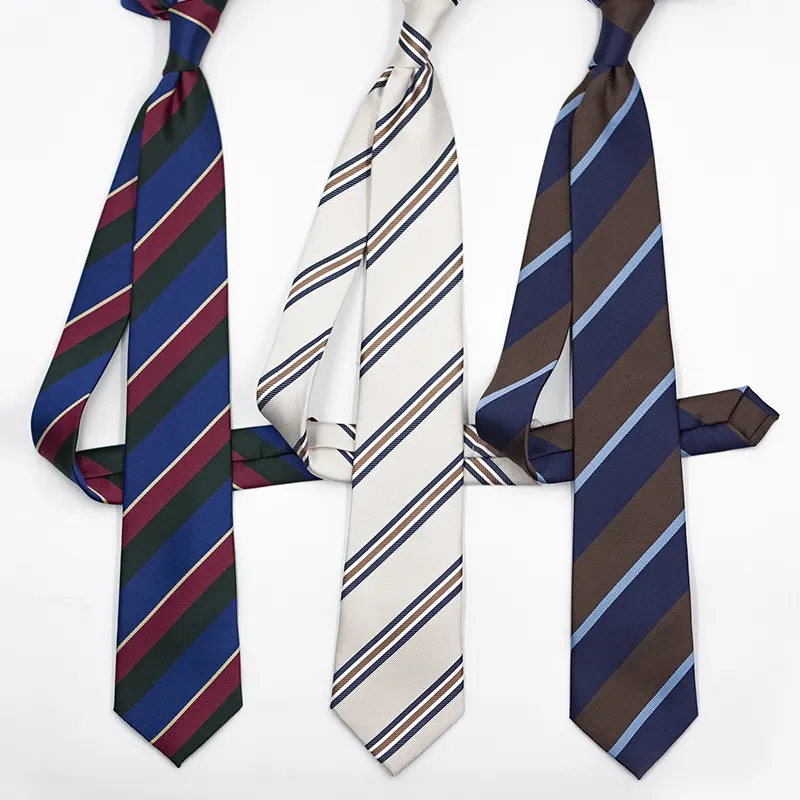 Business Formal Wear Classic Contrast Color Twill Tie