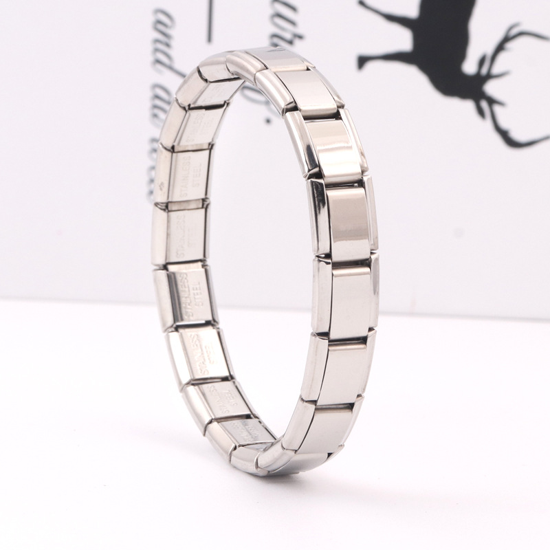 Simple And Casual Electroplating Stainless Steel Bracelet
