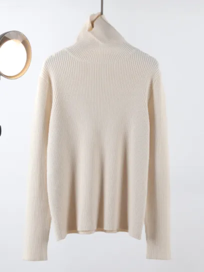 High Necked Bottomed Shirt For Women Beige - Shop at LoveMi