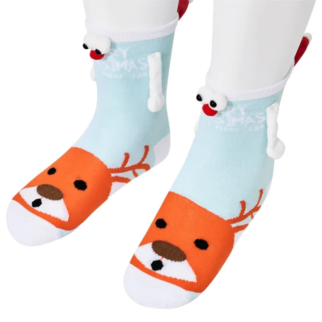 Mid Tube Christmas Couple Socks C2 - Shop at LoveMi