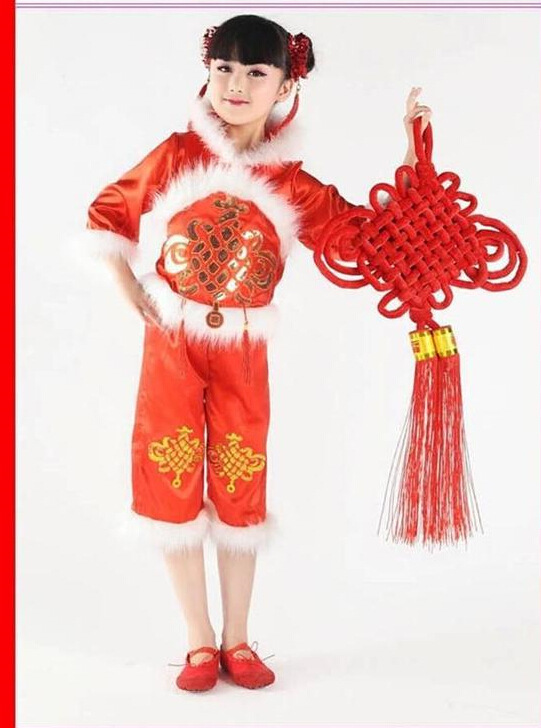 Festive Clothes For Girls Yangko Performance Costume