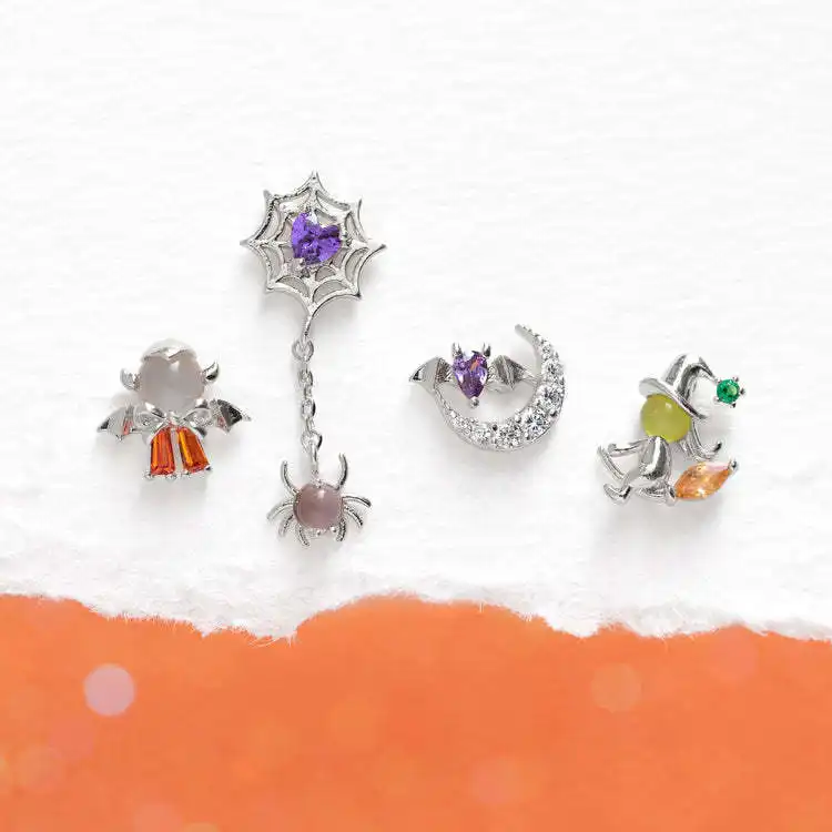 Loving Heart Zircon Earrings Color Retention