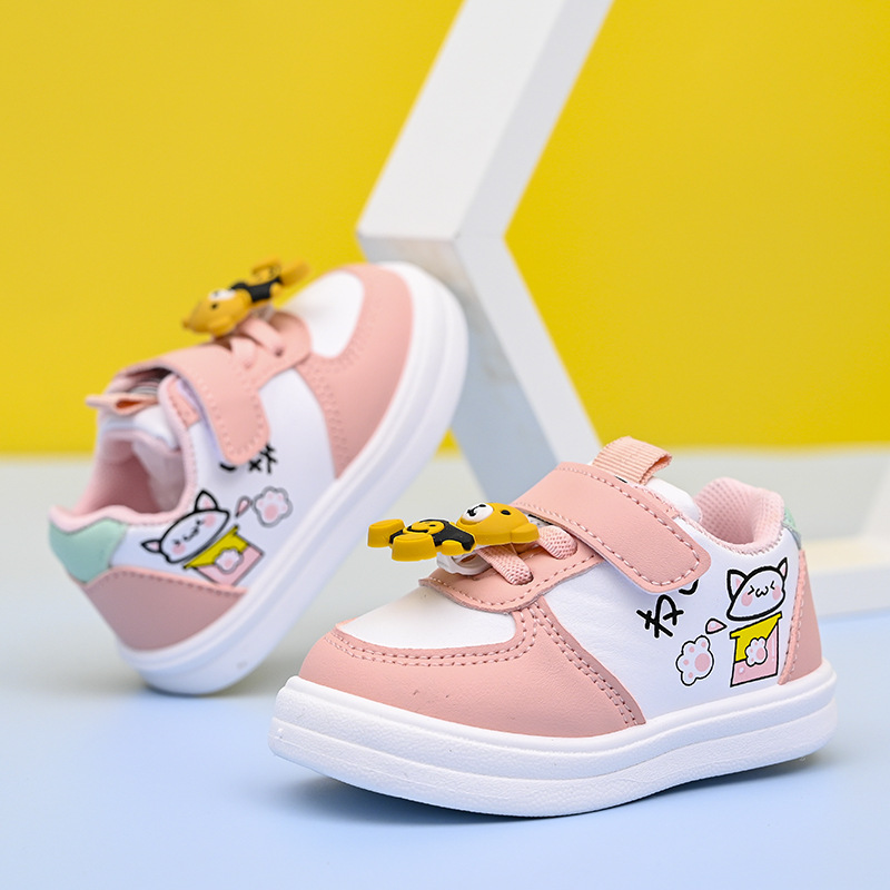 Children's Sneakers Baby Toddler Boys And Girls Leather Surface Baby Shoes — foto 6
