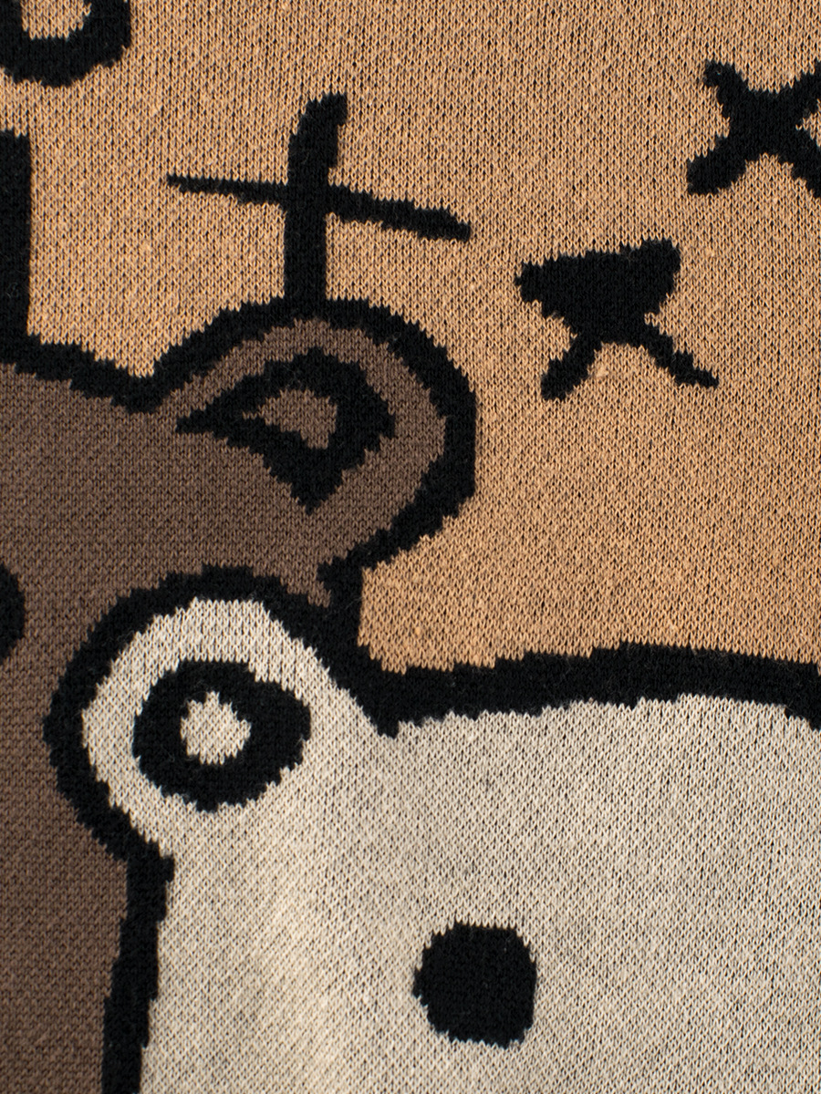 Boys’ Bear Sweater Cartoon Top