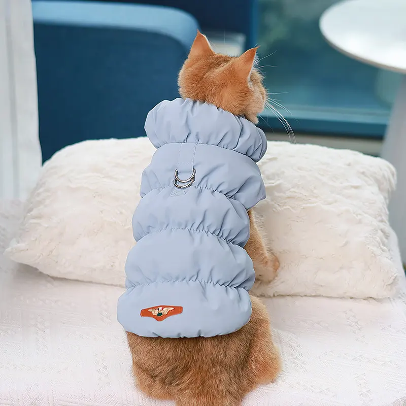 Dog Clothes Vest Warm Cotton with Buckle