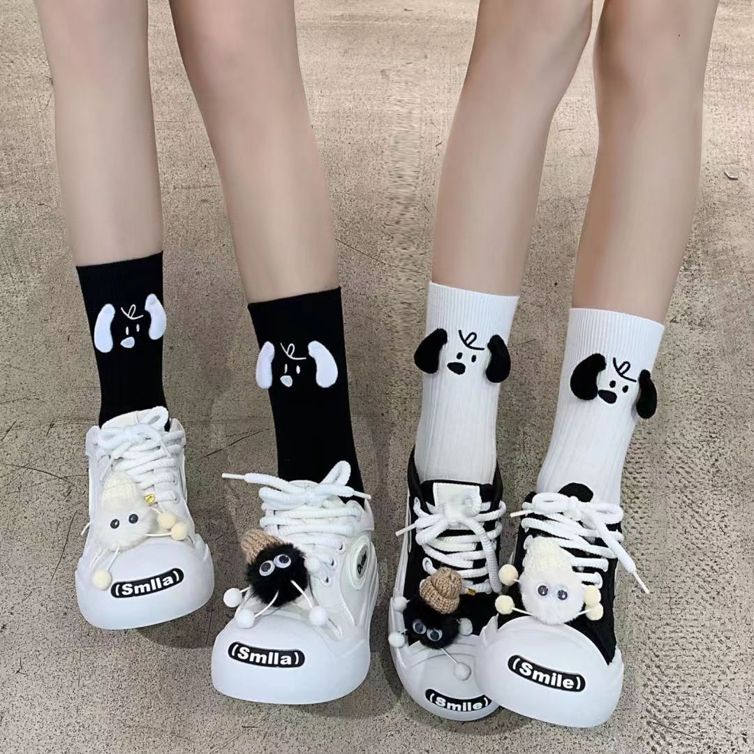 Women's Fashion Three-dimensional All-match Doll Socks