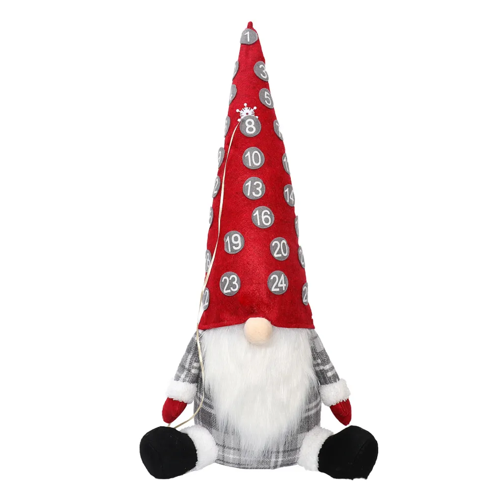 Christmas Decoration Props Doll Ornaments - Red