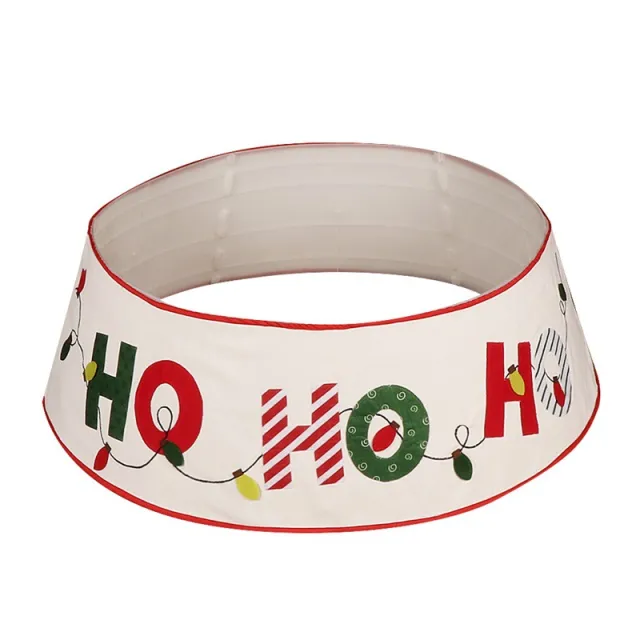 Creative Letters Christmas tree Skirt Home Decorations White Ho Ho Ho - Shop at LoveMi