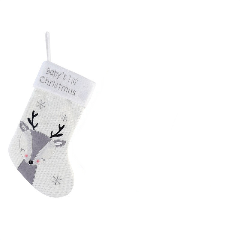 White Fox Christmas Stockings