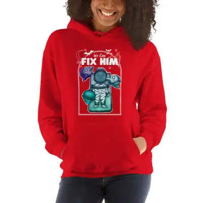 European And American Printed Cartoon Hoodie Red - Shop at LoveMi