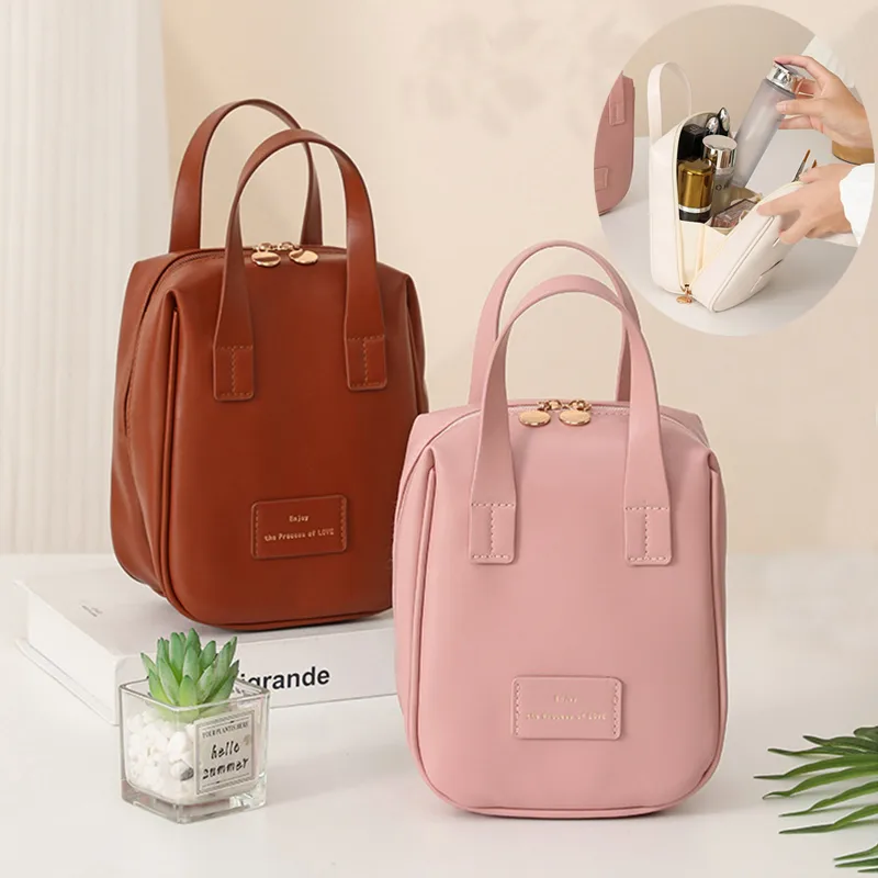 Handle-top Cosmetic Bag Fashion Shell-shaped Handbag Toiletry Bags Travel