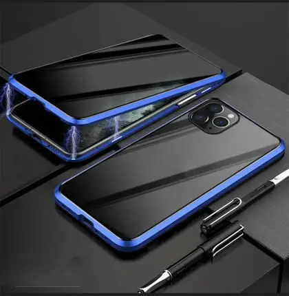 Phone Case Magnetic Double-sided Peep-proof