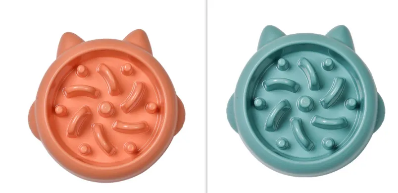 Pet Dog Cat Slow Feeder Bowls Anti Choking Slow Feeder Dish Bowl Home Dog Eating Plate Anti Gulping Bowl Supplies – image 10