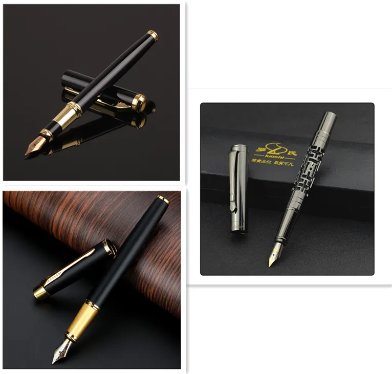 Business office students practice writing ink pen – image 8