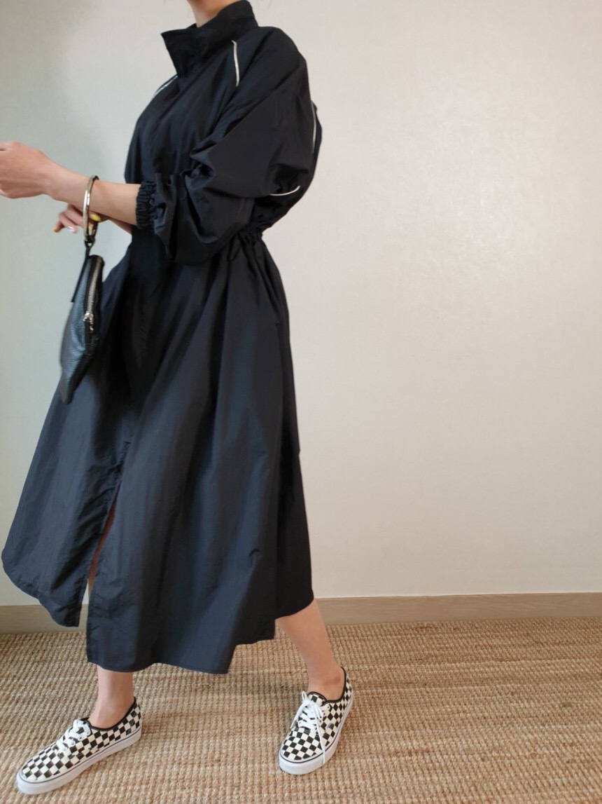 Versatile Below The Knee Dress Long Coat - Image 2