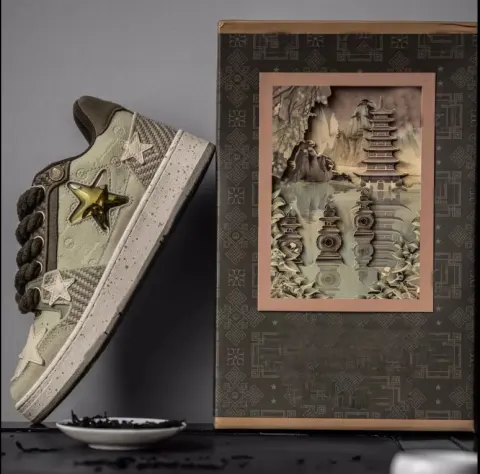 Small Crowd Original China-Chic Star Shoes Low Top High