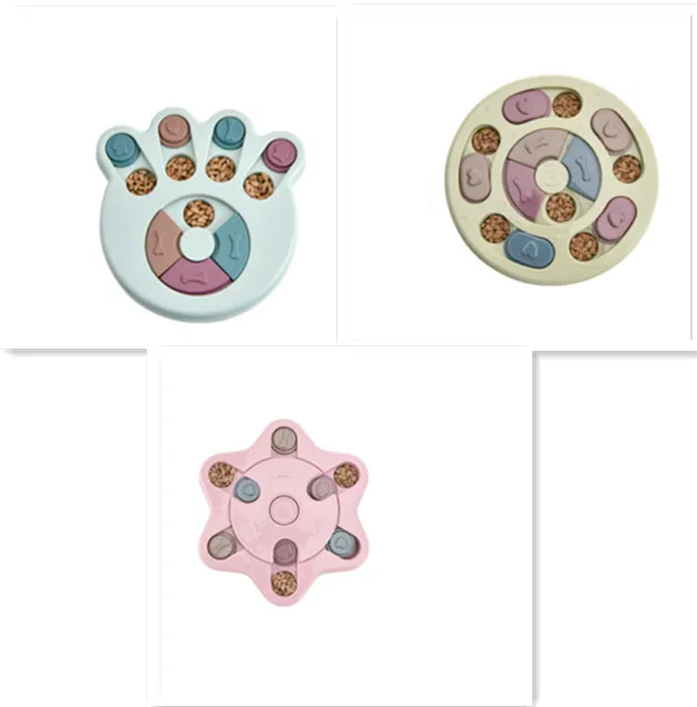 Dog Puzzle Toys Increase IQ Interactive Slow Dispensing Feeding Dog Training Games Feeder For Small Medium Dog Pet Training Toy Blue Green Pink - Shop at LoveMi