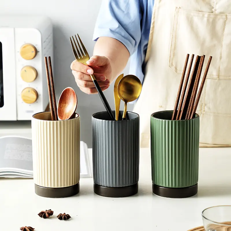 Ceramic Kitchen Chopsticks Storage Rack