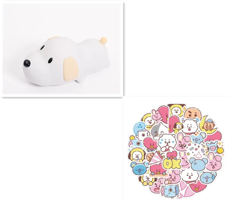 Nordic Cute Lovely Cartoon Dull Duck Led Night Light Silicone USB Charging NightLight Holiday Gifts Kids Room Bedside Bedroom – image 8