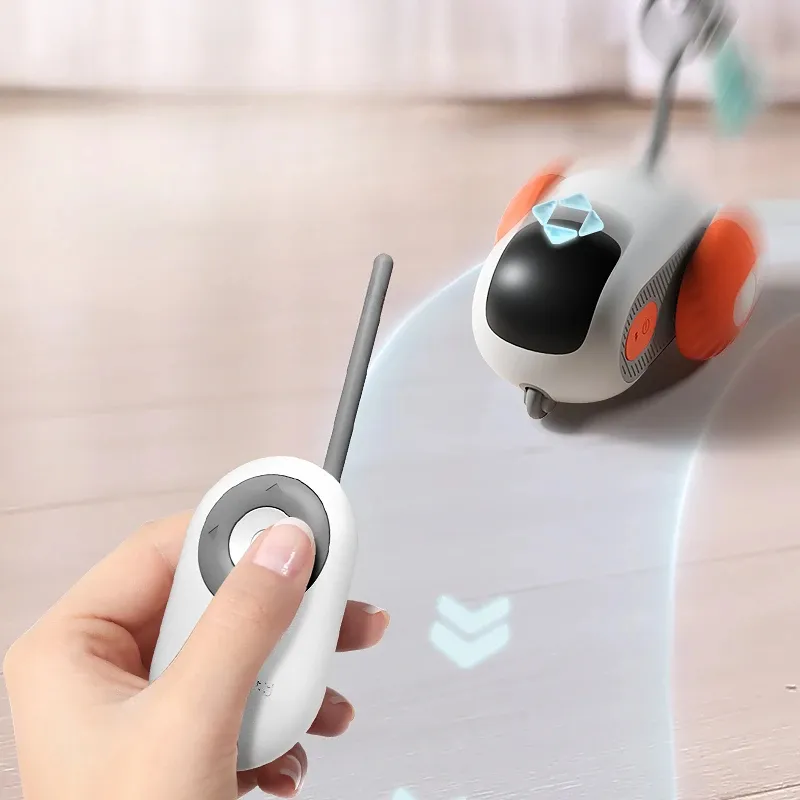 Remote Control Interactive Cat Car Toy USB Charging Chasing Automatic Self-moving Remote Smart Control Car Interactive Cat Toy Pet Products – image 4