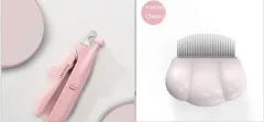Pet Nail Clippers With LED Light Dogs Cat Nail Scissors Professional Trimmer Tool Care Grooming Supplies - Suit2 - View 1