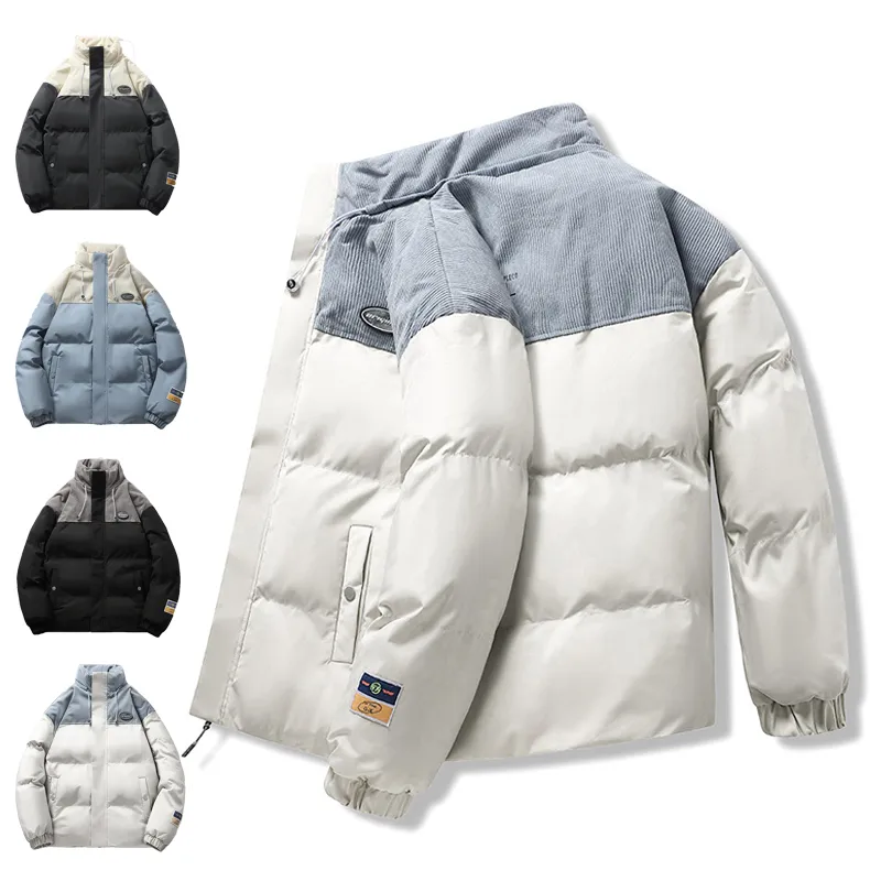 Men's Coat Winter Warm Casual Stand-up Collar Down Cotton
