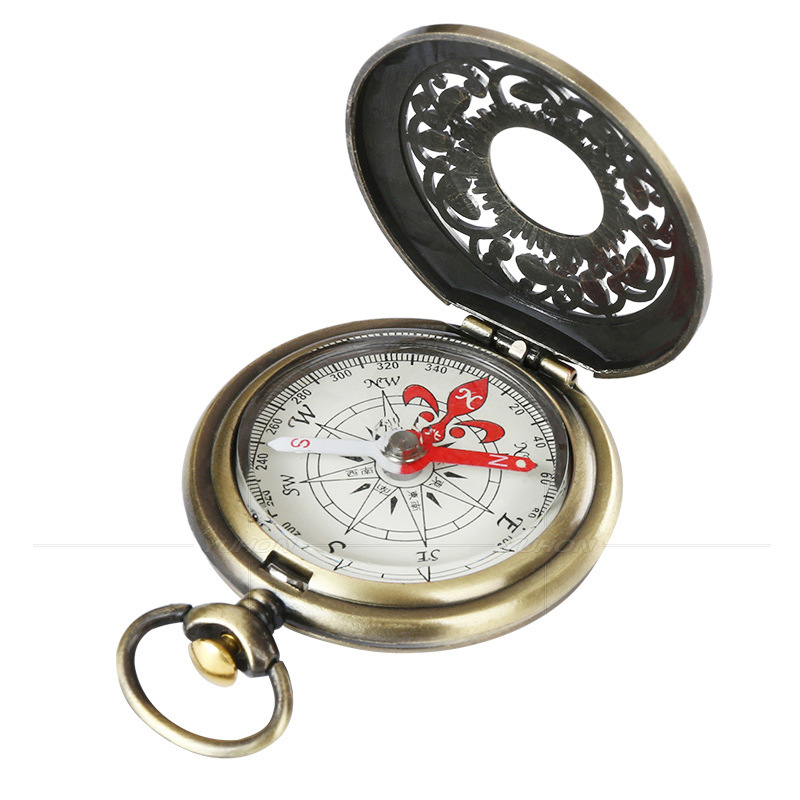 Boussole de poche en alliage de zinc — Style montre ancienne 3