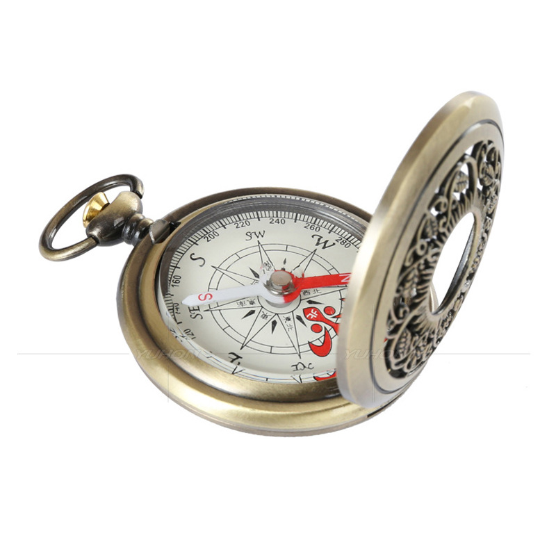 Boussole de poche en alliage de zinc — Style montre ancienne 4