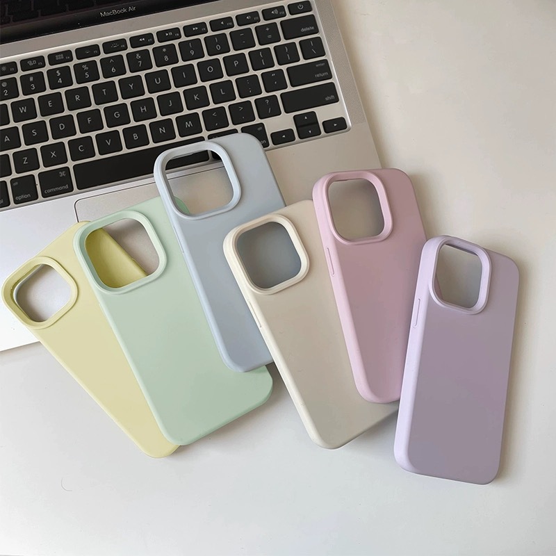 Funda protectora silicona líquida lente integral resistente caída