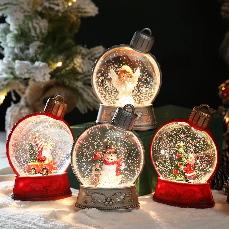 Christmas Holiday Decorations Luminous Simulation Flat Light LED Decoration Scene Layout Flame Light Home Decor – image 2