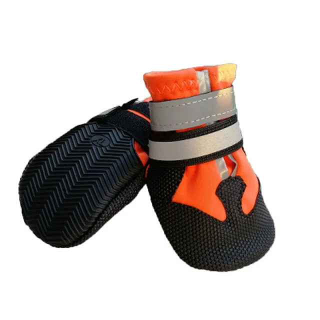 Pet Dog Autumn And Winter Outdoor Shoes Orange - Shop at LoveMi