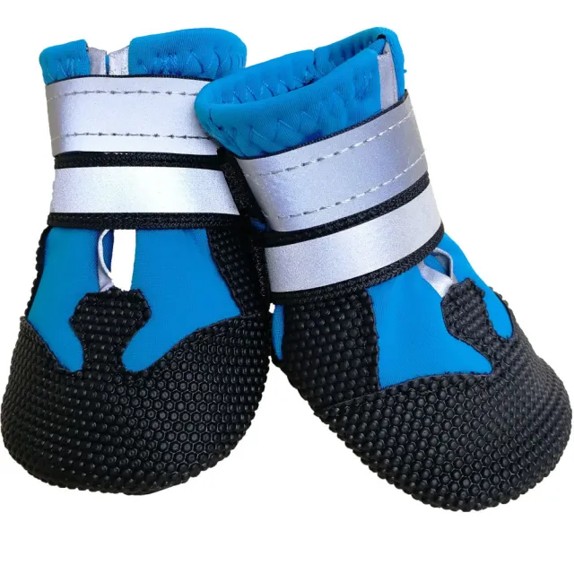 Pet Dog Autumn And Winter Outdoor Shoes Blue - Shop at LoveMi