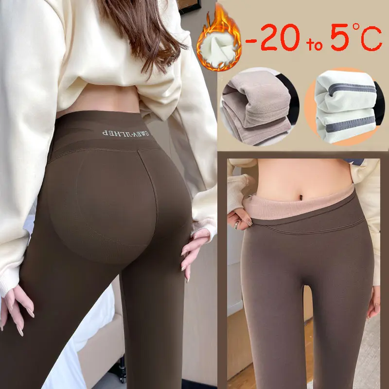 Fleece Thickened Leggings Winter -20 to 5 Shark Pants