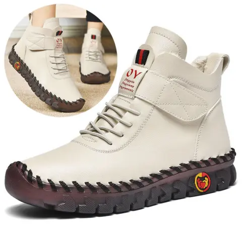 Women Snow Boots Winter Warm Lace Up Plush Ankle